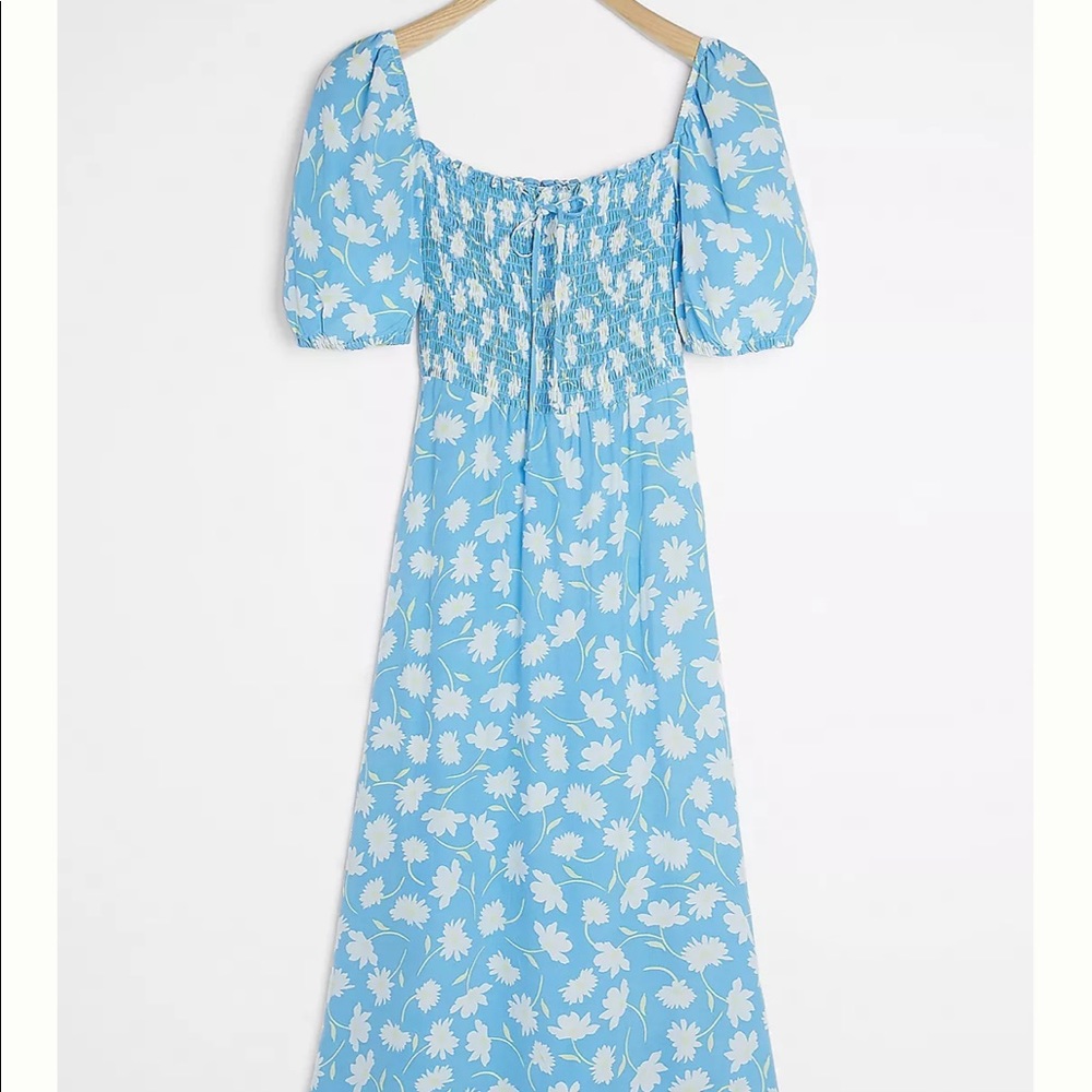 Faithfull the Brand Leyla Smocked Midi Dress